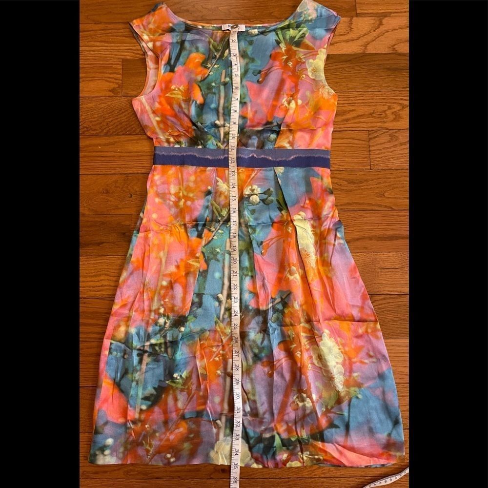 Moschino CheapandChic Floral Watercolor Silk Dress - Picture 13 of 13